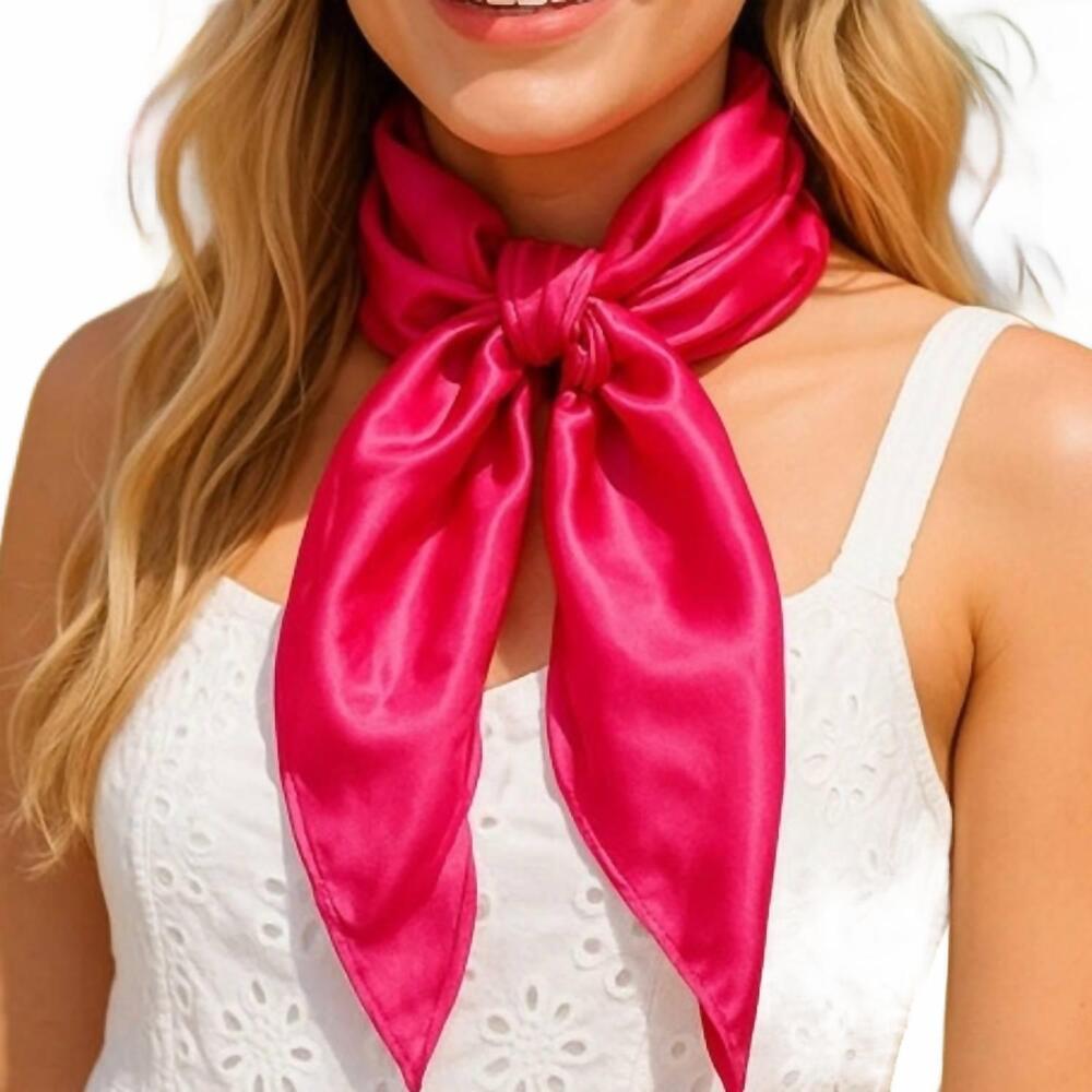 NEW RODEO DRIVE CONCHOS solid color western southwestern wild rag scarf accent i